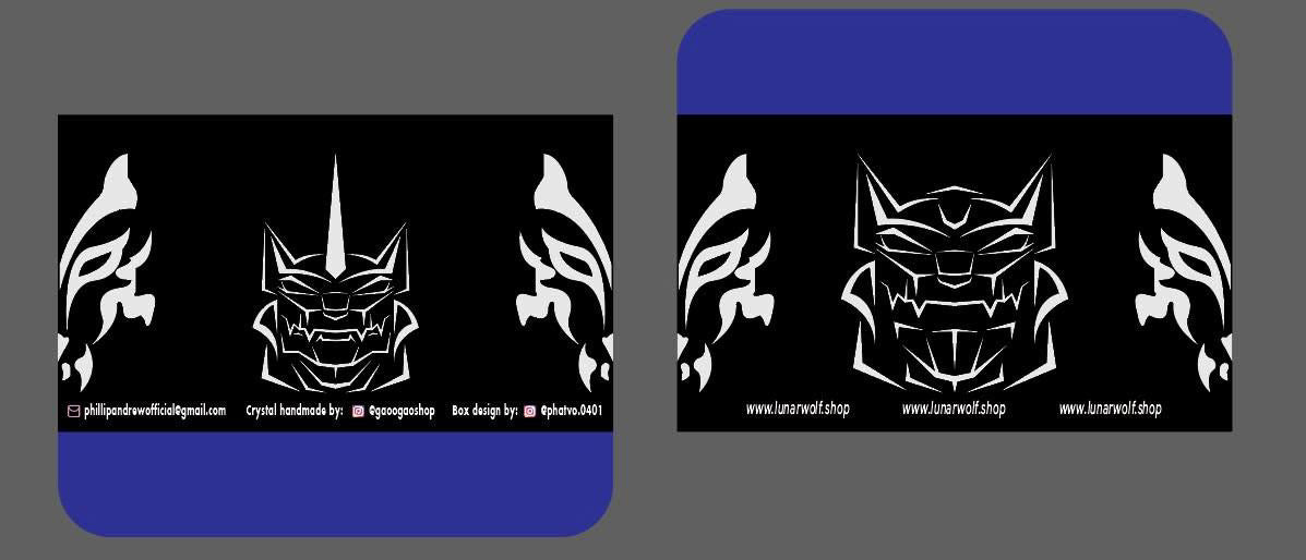 🐺 Wild Force Crystal Set – Wolf, Alligator & Hammerhead (Signed Preorder)