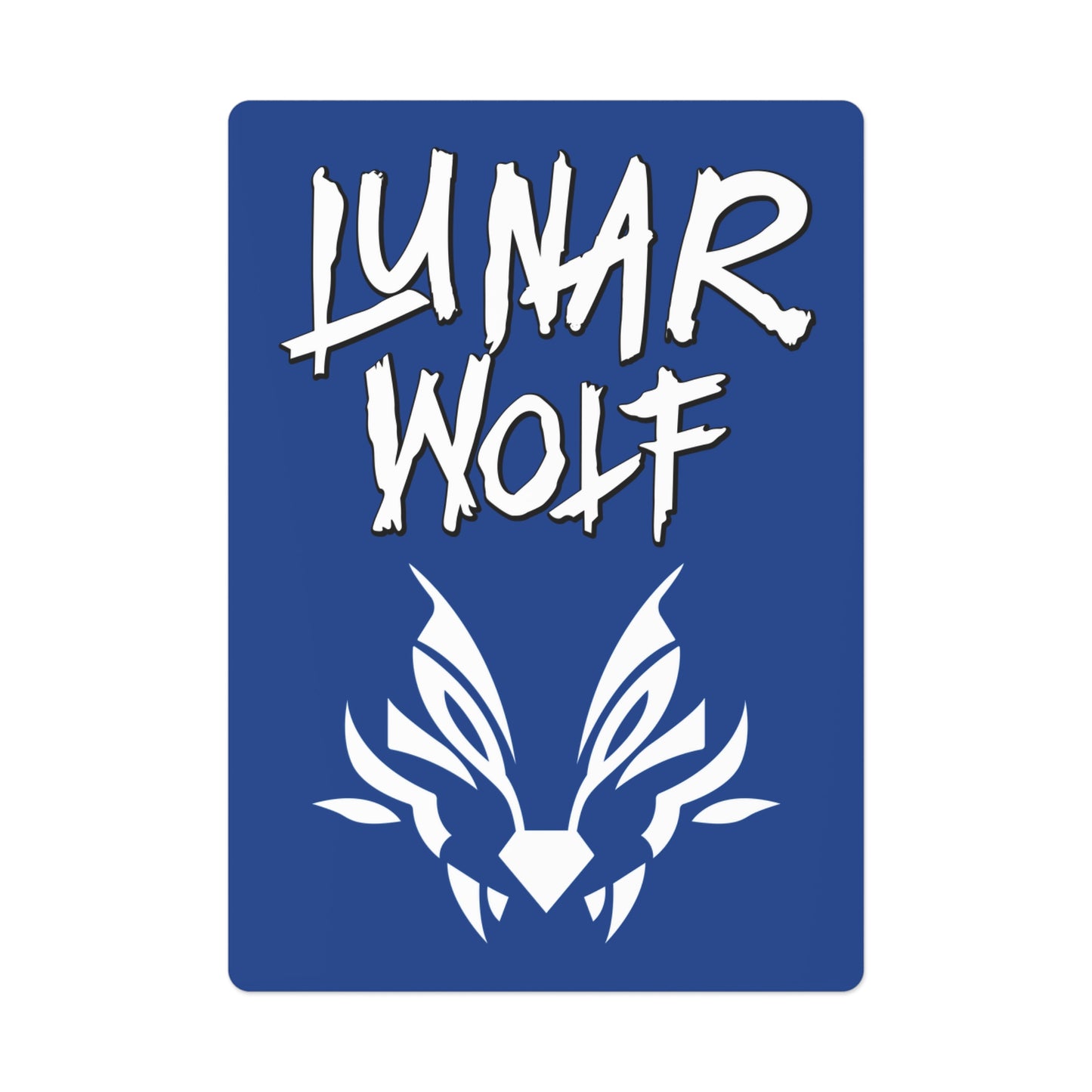 Lunar Wolf Playing Cards