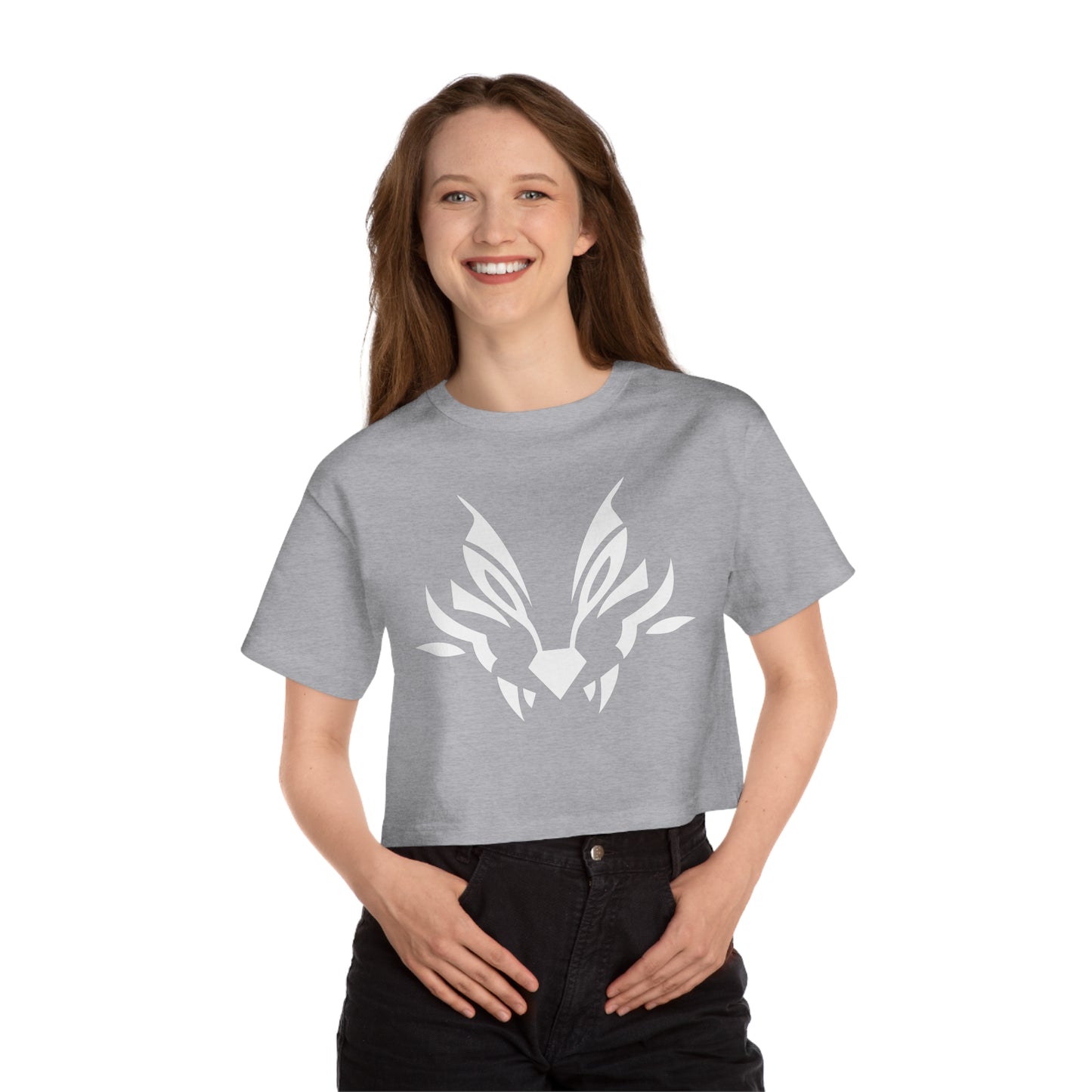 Howling Wolf Women's Cropped T-Shirt