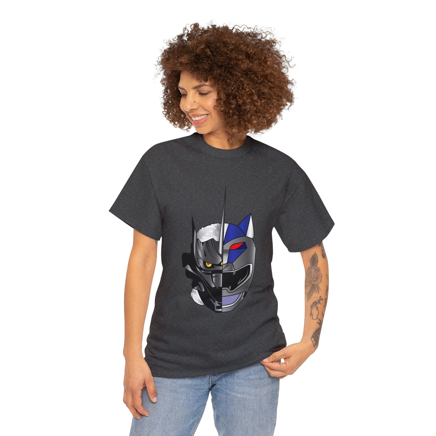 Half Face Lunar Wolf T-Shirt