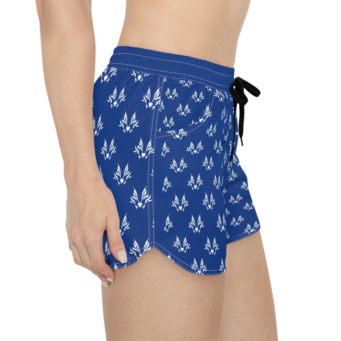 Lunar Wolf Women’s Athletic Shorts – Power Meets Performance 🐺💙